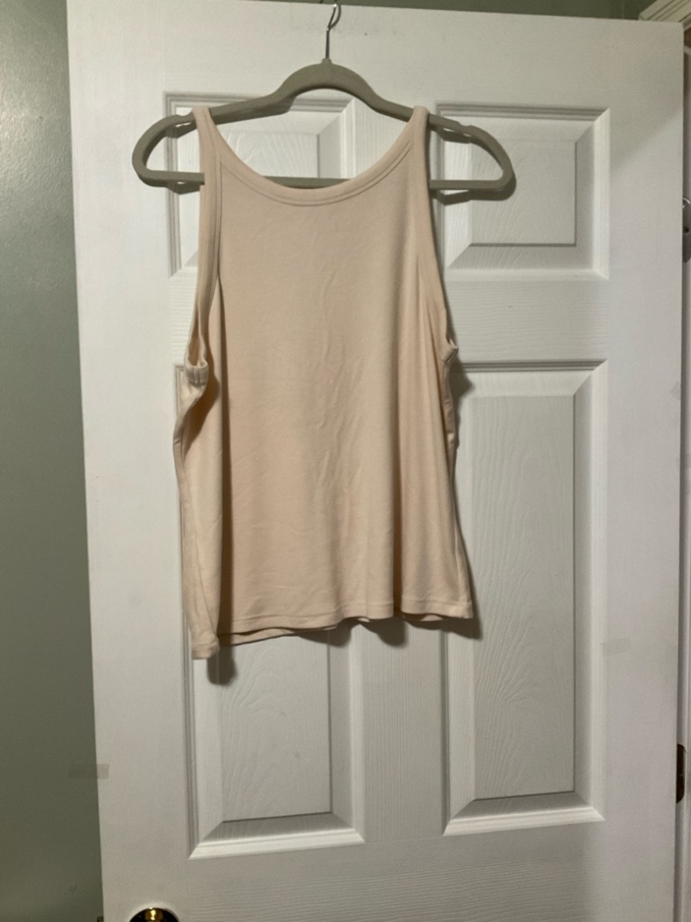 Women’s Sleeveless Tank Top in Light Beige